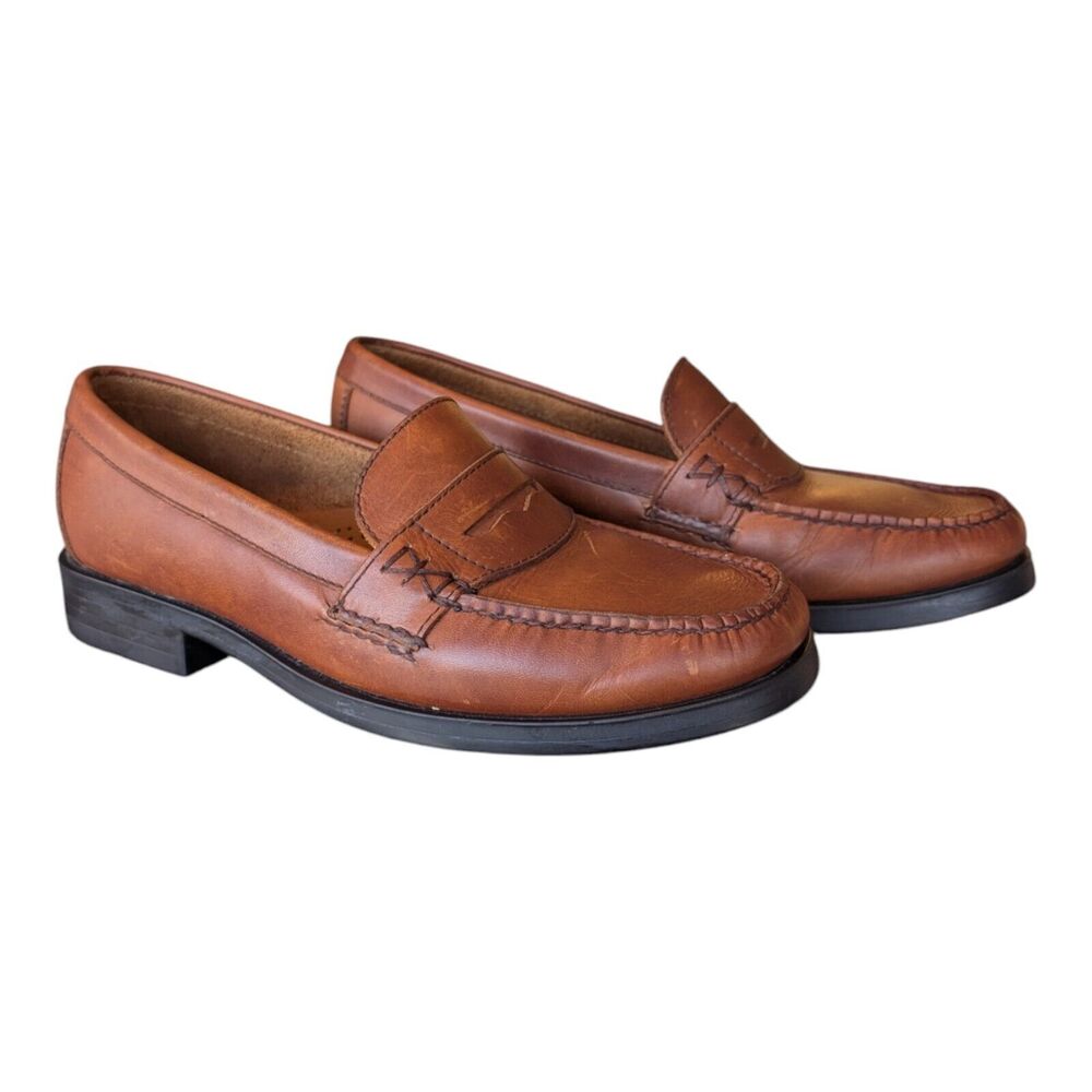 Bass Weejuns Katherine II Penny Loafers Leather Shoes Slip On Women’s USA 7M